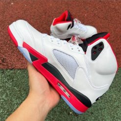 Alternative view of Air Jordan 5 Fire Red 2025 Shoes Sneakers