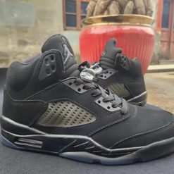 Alternative view of AJ 5 Black Cat Shoes Sneakers