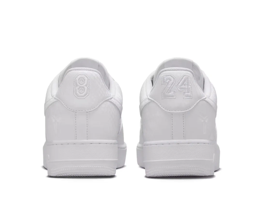 Kobe Bryant x AF 1 Low Triple White Shoes Sneakers - Image 3
