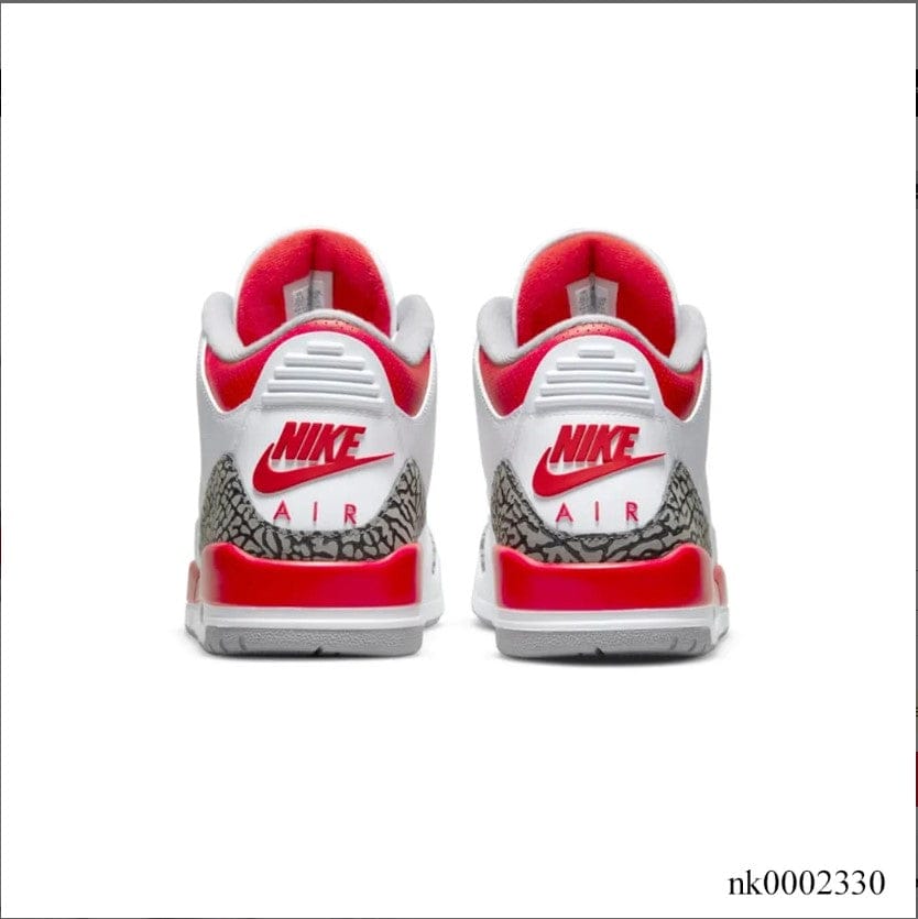 Air Jordan 3 Retro Fire Red Shoes Sneakers - Image 3