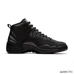 Air Jordan 12 Retro Winterized Triple Black Shoes Sneakers