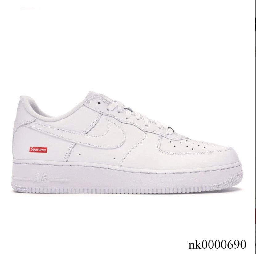 Alternative view of Air Force 1 Low Supreme White Shoes Sneakers