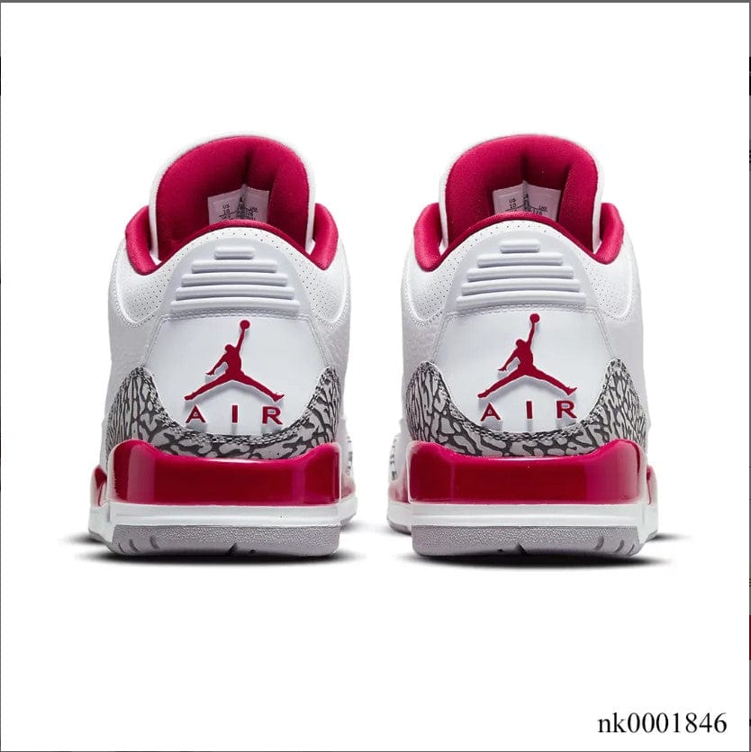 Air Jordan 3 Retro Cardinal Red Shoes Sneakers - Image 3
