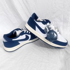 Alternative view of Air Jordan 1 Low OG Storm Blue Shoes Sneakers
