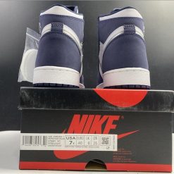 Alternative view of Air Jordan 1 Retro High CO Japan Midnight Navy Shoes Sneakers