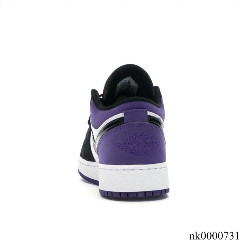 Air Jordan 1 Low Court Purple (GS) Shoes Sneakers - Image 4