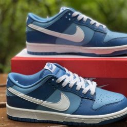 Alternative view of Dunk Low Dark Marina Blue Shoes Sneaker
