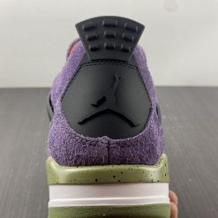 Alternative view of Air Jordan 4 Canyon Purple Shoes Sneakers