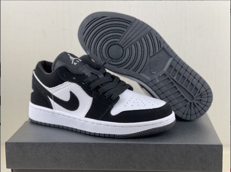 Air Jordan 1 Low Black White Shoes Sneakers - Image 3