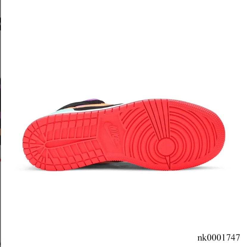 Alternative view of Air Jordan 1 Mid Multi-Color Shoes Sneakers