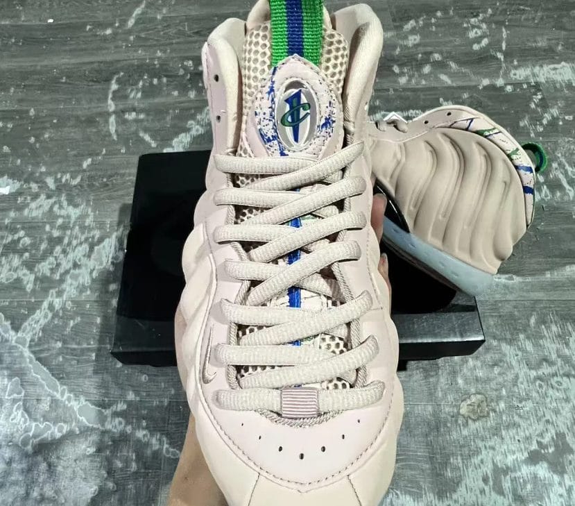 Air Foamposite One Particle Beige Shoes Sneakers - Image 10