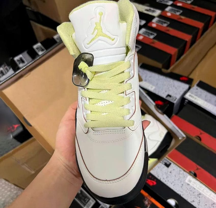 Air Jordan 5 Luminous Green Shoes Sneakers - Image 2