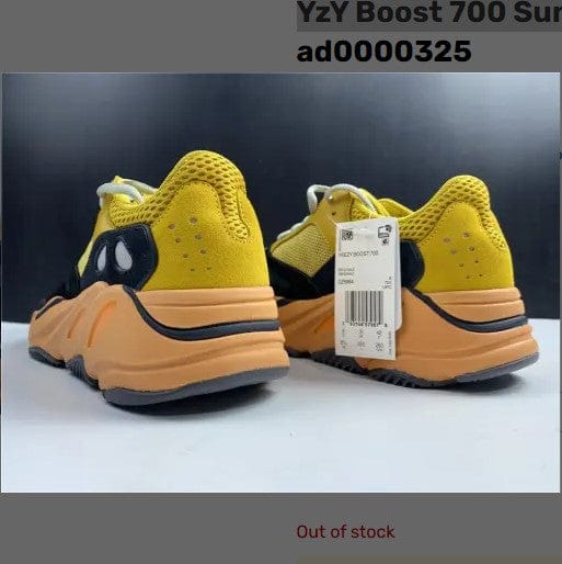 Yeezy Boost 700 Sun Yellow Shoes Sneakers - Image 10