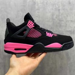 Alternative view of Air Jordan 4 Pink Thunder Shoes Sneakers