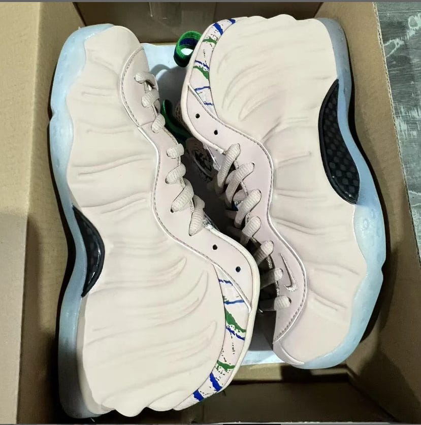 Air Foamposite One Particle Beige Shoes Sneakers - Image 11