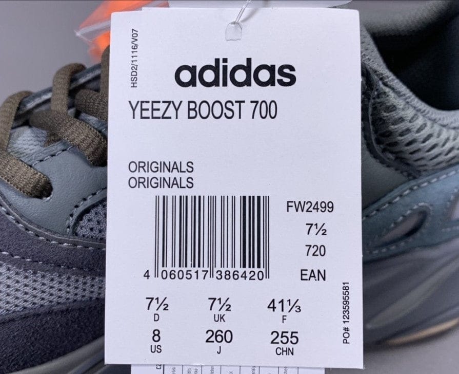 Yeezy Boost 700 Teal Blue Shoes Sneakers - Image 3