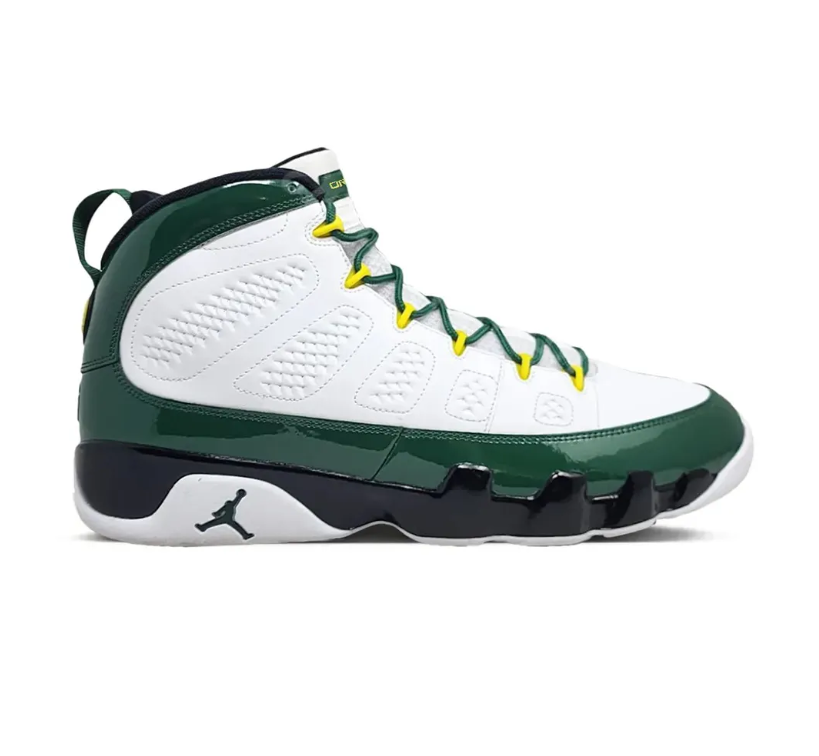 Air Jordan 9 PE Oregon Ducks Shoes Sneakers