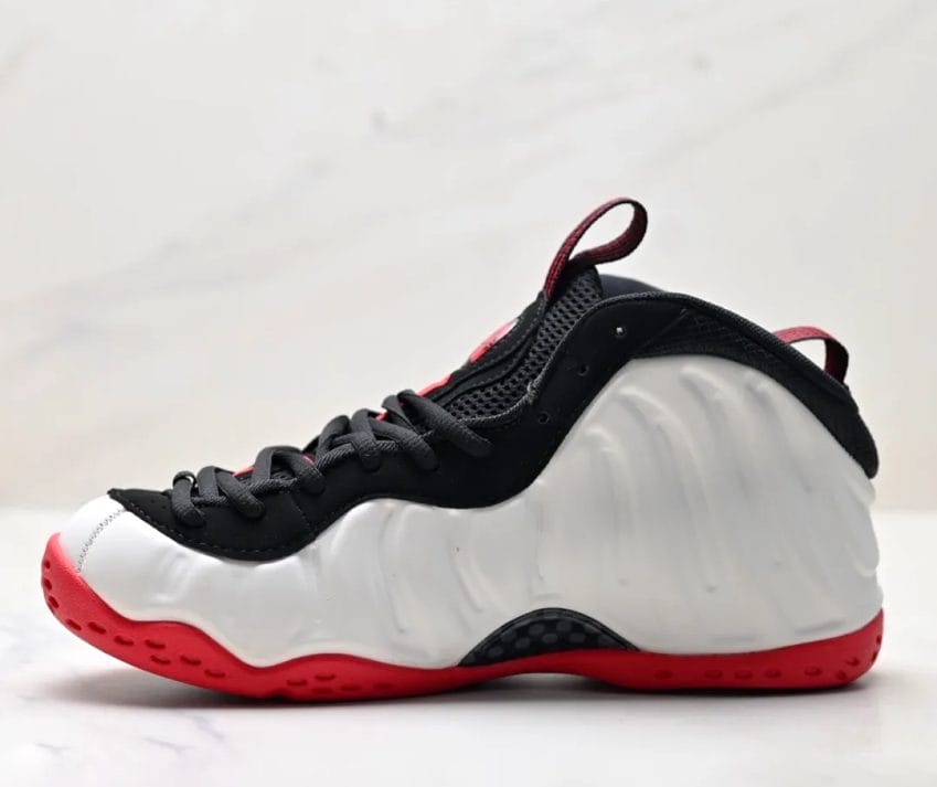 Air Foamposite One Red White Black Shoes Sneakers – nk0004546 - Image 2