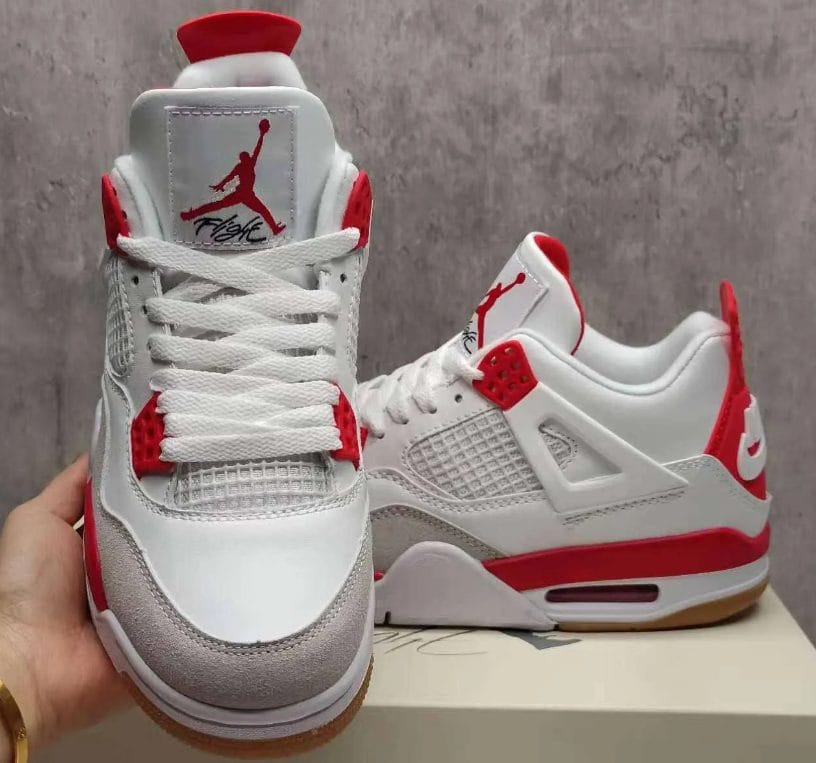Air Jordan 4 SB Varsity Red Shoes Sneakers - Image 4