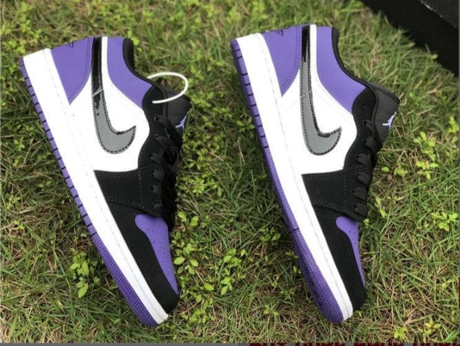 Air Jordan 1 Low Court Purple (GS) Shoes Sneakers - Image 5