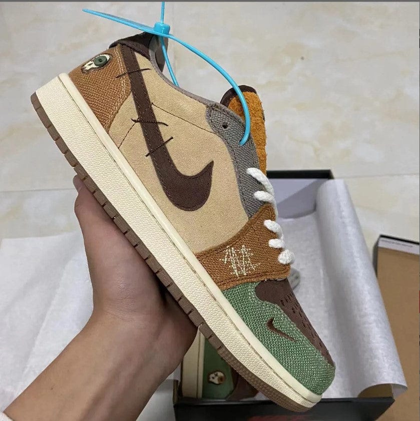 Zion Williamson x Air Jordan 1 Low OG Voodoo Shoes Sneakers - Image 5