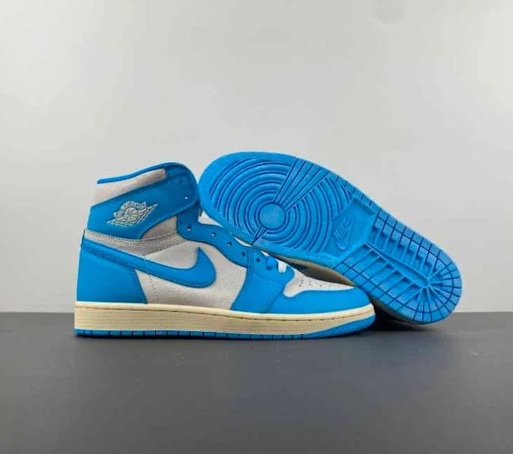 Air Jordan 1 High OG UNC Reimagined Shoes Sneakers - Image 3