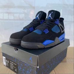 Alternative view of Air Jordan 4 Retro Game Royal Shoes Sneakers