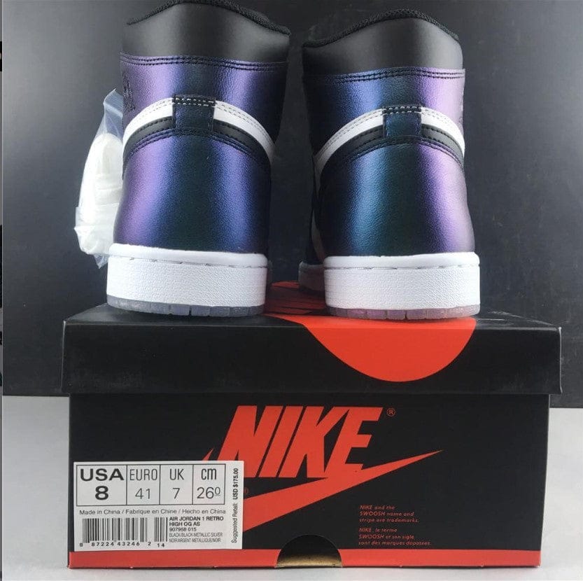 Alternative view of Air Jordan 1 Retro All Star 2017 “Chameleon” Shoes Sneakers