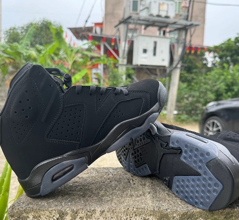 Air Jordan 6 Triple Black Shoes Sneakers - Image 4