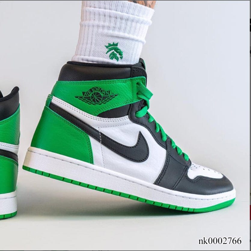Air Jordan 1 Lucky Green Shoes Sneakers - Image 4