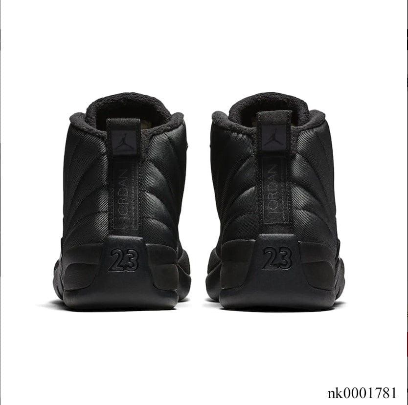 Air Jordan 12 Retro Winterized Triple Black Shoes Sneakers - Image 4