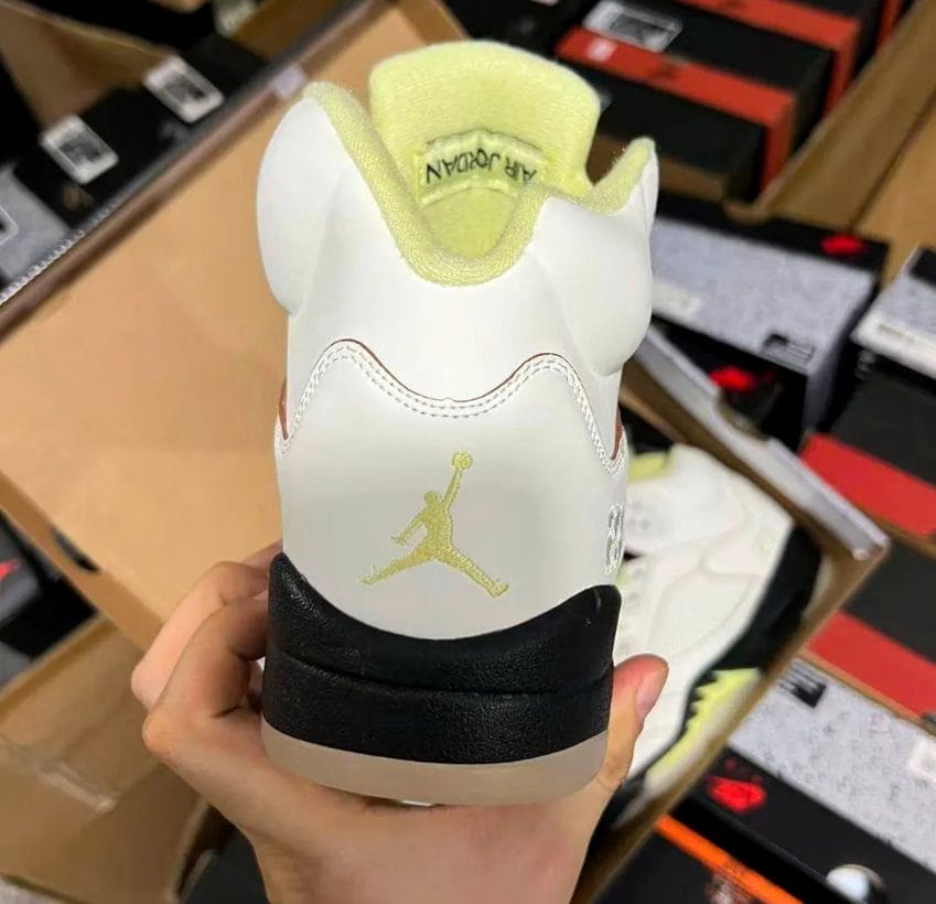 Air Jordan 5 Luminous Green Shoes Sneakers - Image 3