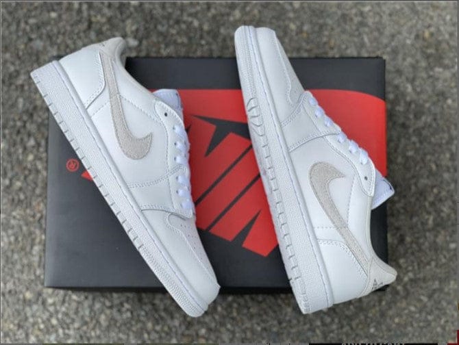 Air Jordan 1 Low OG Neutral Grey Shoes Sneakers - Image 5