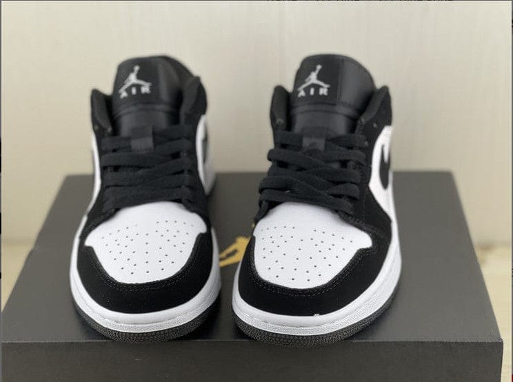Air Jordan 1 Low Black White Shoes Sneakers - Image 4