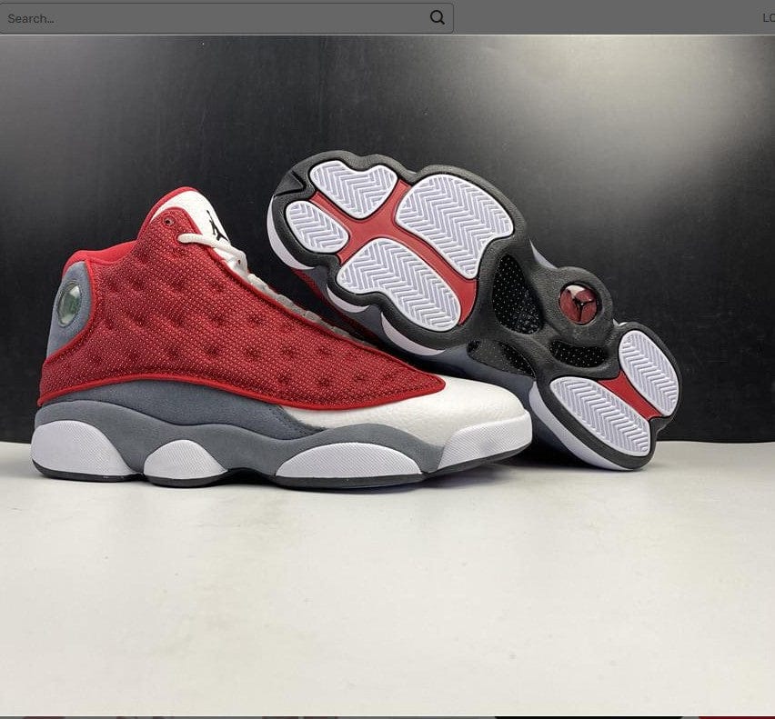 Air Jordan 13 Retro Gym Red Flint Grey Shoes Sneakers - Image 6