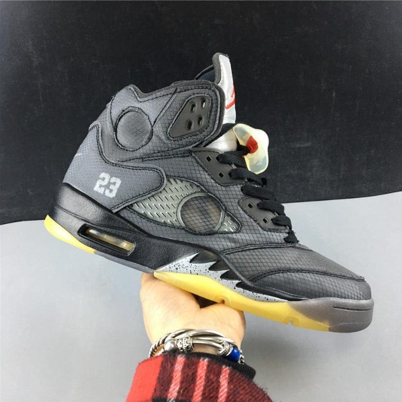 Air Jordan 5 Retro OW Black Shoes Sneakers - Image 11
