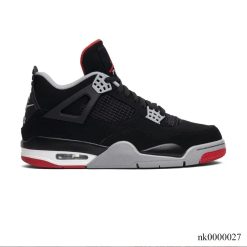 Alternative view of Air Jordan 4 Retro Bred (2019) Shoes Sneakers