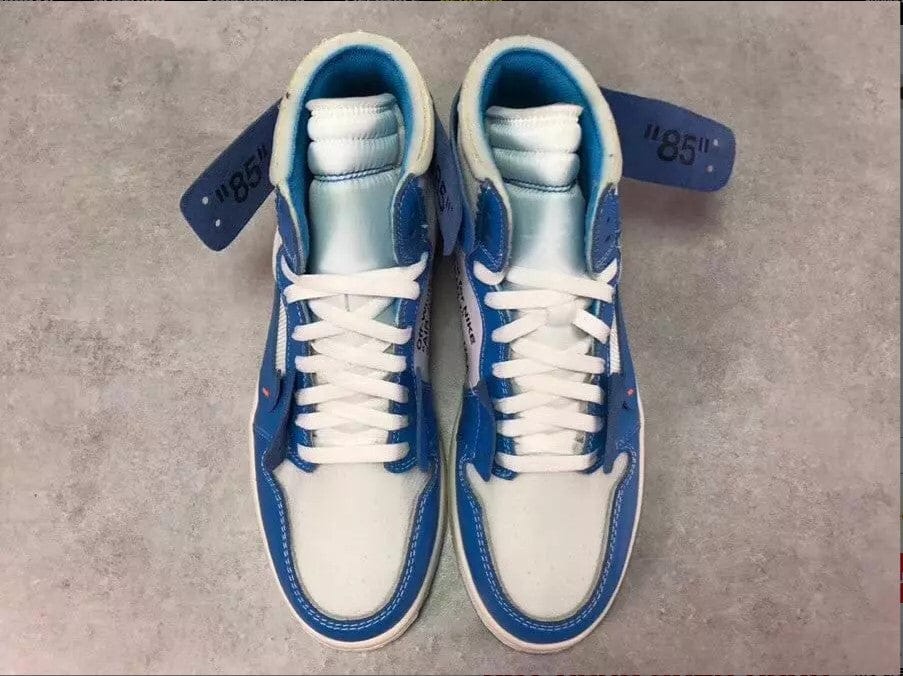 Off-White x Air Jordan 1 High OG UNC Shoes Sneakers - Image 2