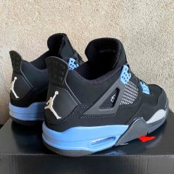 Alternative view of Air Jordan 4 Black UNC Shoes Sneakers