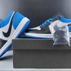 Alternative view of Air Jordan 1 Low Laser Blue Shoes Sneakers