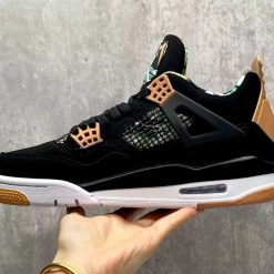 Alternative view of Air Jordan 4 Bamboo Sample Shoes Sneakers