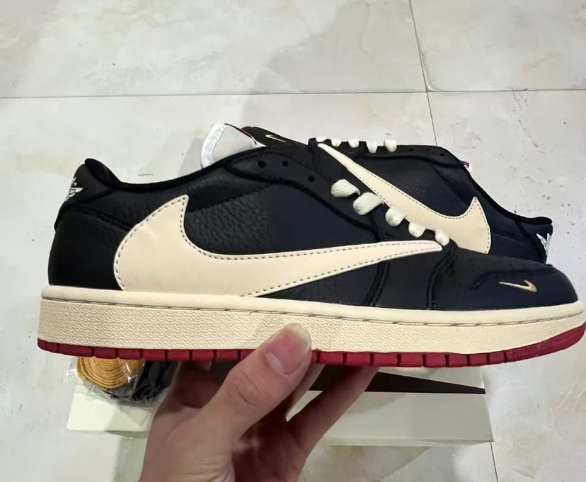 Nigel Sylvester x Travis Scott x Air Jordan 1 Low OG Shoes Sneakers - Image 10