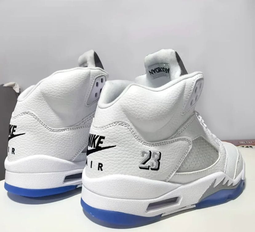 Air Jordan 5 White Metallic (2026) Shoes Sneakers - Image 3