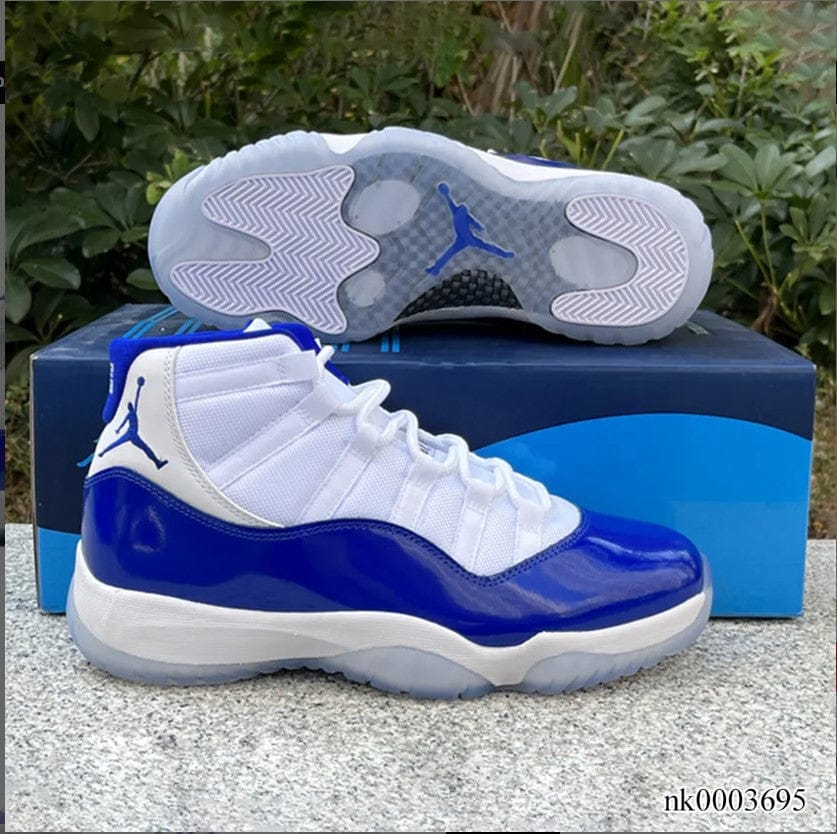 Air Jordan 11 Blue White Shoes Sneakers - Image 12