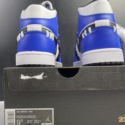 Alternative view of Air Jordan Mid SE “Game Royal” White Blue Black Shoes Sneakers