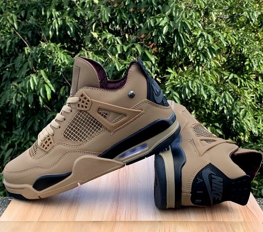 A Ma Maniére x Air Jordan 4 Dark Mocha Shoes Sneakers - Image 3