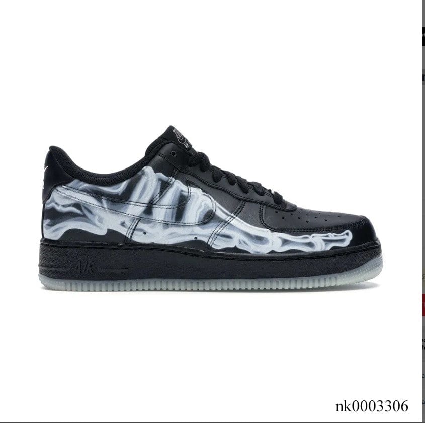Alternative view of Air Force 1 Low Black Skeleton Halloween (2019) Shoes Sneakers