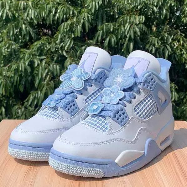 Alternative view of Air Jordan 4 Forget Me Not Shoes Sneakers