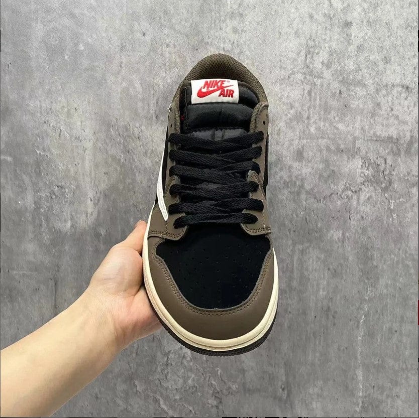 Alternative view of Travis Scott x Air Jordan 1 Low OG Dark Mocha Shoes Sneakers