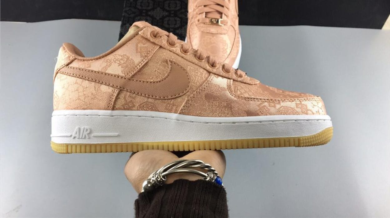 Air Jordan 1 Low Clot Rose Gold Silk Shoes Sneakers - Image 7